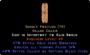 Gheed's Fortune 40% MF/15% RVP