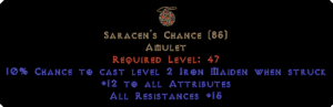 Saracen's Chance - 15-24 Resist All