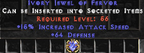 64 Defense / 15% IAS Jewel