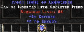 64 Defense / 9 Energy Jewel