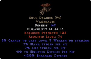 Soul Drainer - 7/7/120 - Perfect