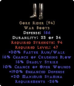 Gore Rider - 180-199% ED