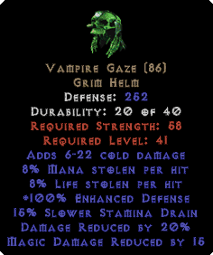 Vampire Gaze - Ethereal - 8% LL/8% ML