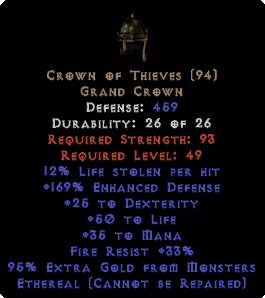 Crown of Thieves - Ethereal - 12% LL