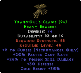 Trang-Oul's Claws - 74 Def - Perfect