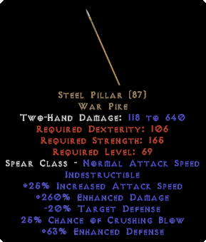 Steel Pillar - 260% EDMG