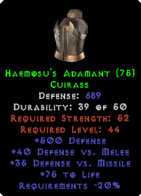 Haemosu's Adamant