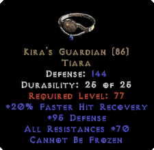 Kira's Guardian 70% Resist All