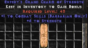 Barbarian Combat Skills w/ 6 Strength GC