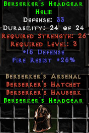 Berserker's Headgear
