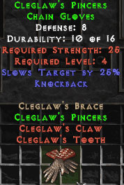 Cleglaw's Pincers - 9 Def - Perfect