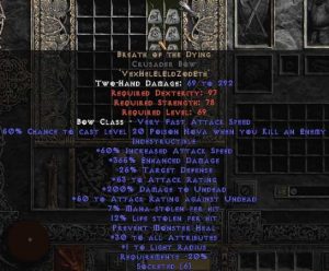 Breath of the Dying Crusader Bow - 350-384% ED