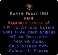Raven Frost - +15-19 Dexterity