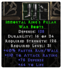 Immortal King's Pillar - 128 Def