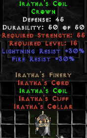 Iratha's Coil - 45 Def - Perfect