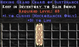Necromancer Curses w/ 31-34 Life GC
