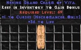 Necromancer Curses w/ 36-39 Life GC