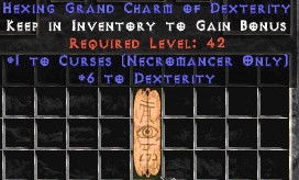 Necromancer Curses w/ 6 Dex GC
