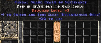 Necromancer Poison & Bone Skills w/ 30 Life GC