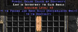 Necromancer Poison & Bone Skills w/ 6 Dex GC