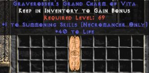 Necromancer Summoning Skills w/ 40 Life GC