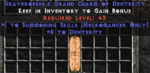 Necromancer Summoning Skills w/ 3-5 Dex GC