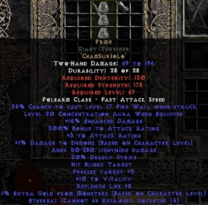Pride Giant Thresher - Ethereal - 20 Conc & 260-299% AR