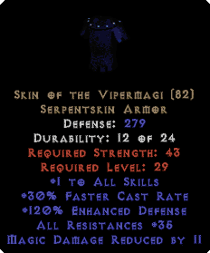 Skin of the Vipermagi - 35 Res All & 9-12 MDR