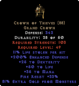 Crown of Thieves - 200% ED