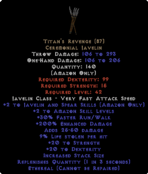 Titan's Revenge - Ethereal - 200/9 - Perfect