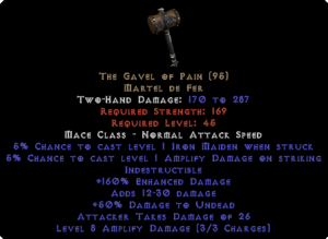 The Gavel Of Pain - 160% ED - Perfect