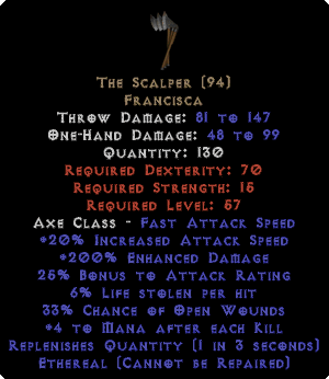 The Scalper - Ethereal - 6% LL
