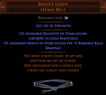 Bisco's_Leash_inventory_stats