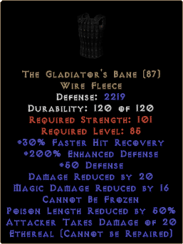 The Gladiator's Bane - Ethereal - 200% ED & 20 DR - Image 2