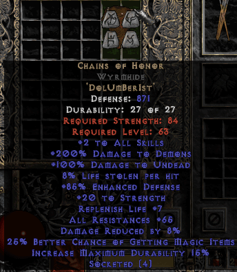 Chains of Honor Wyrmhide - Base 15% ED - Image 2